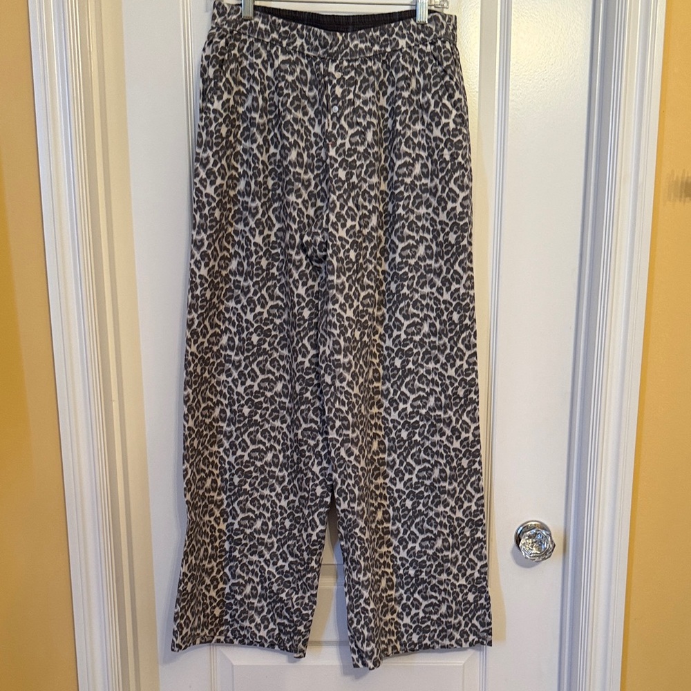 Aerie Leopard Print Lounge Pants